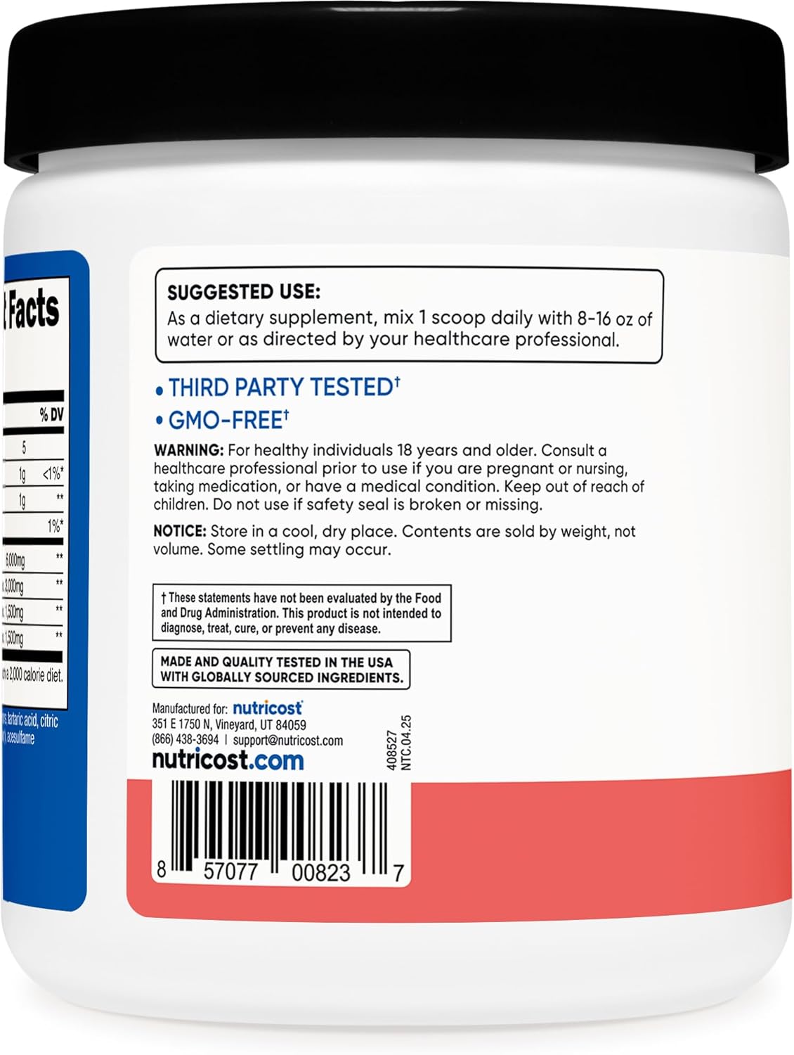 Nutricost BCAA Powder