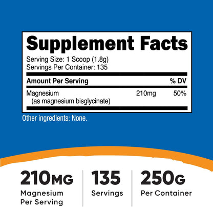 Nutricost Magnesium Glycinate Powder