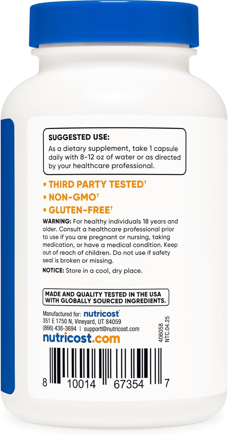 Nutricost Zinc Picolinate 30mg
