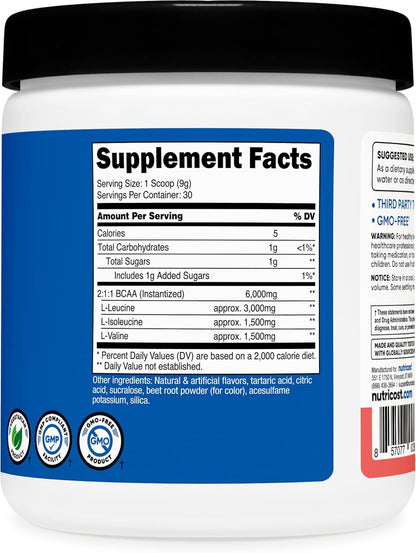 Nutricost BCAA Powder