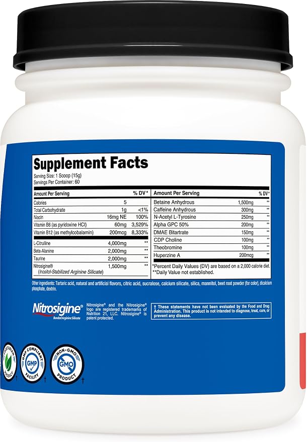 Nutricost Pre-X Xtreme Pre-Workout Complex Powder