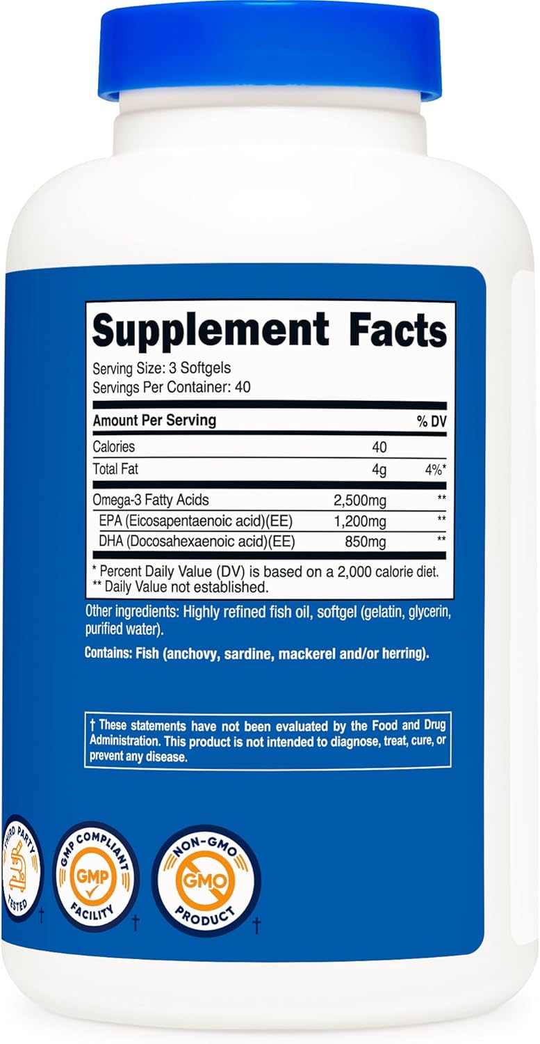 Nutricost Omega 3 Fish Oil