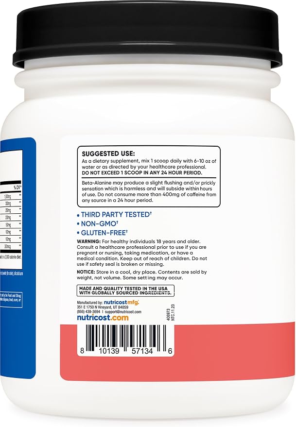 Nutricost Pre-X Xtreme Pre-Workout Complex Powder