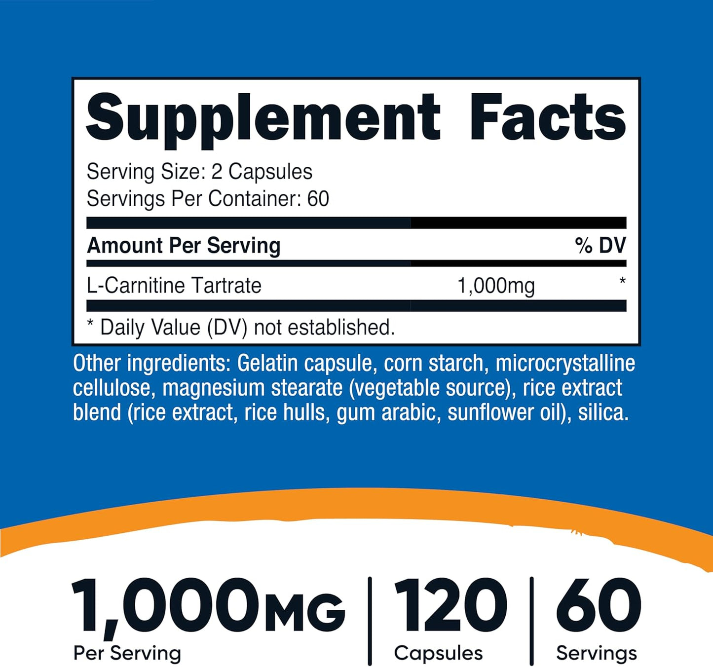 Nutricost L-Carnitine Tartrate