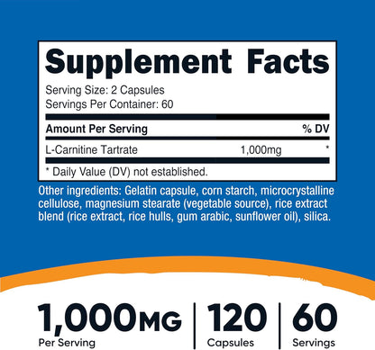 Nutricost L-Carnitine Tartrate